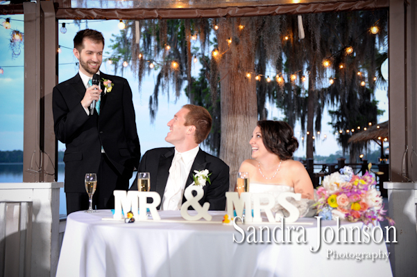 Best Lakeside wedding at Paradise Cove in Orlando, Florida - Wedding photographer - Sandra Johnson (SJFoto.com)